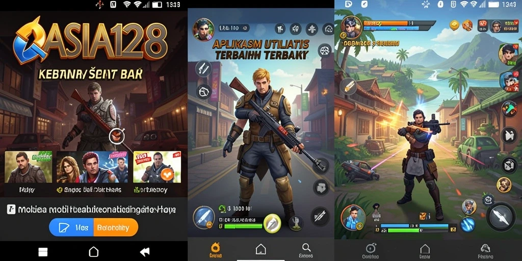Tampilan antarmuka ASIA128 yang modern dan fungsional.