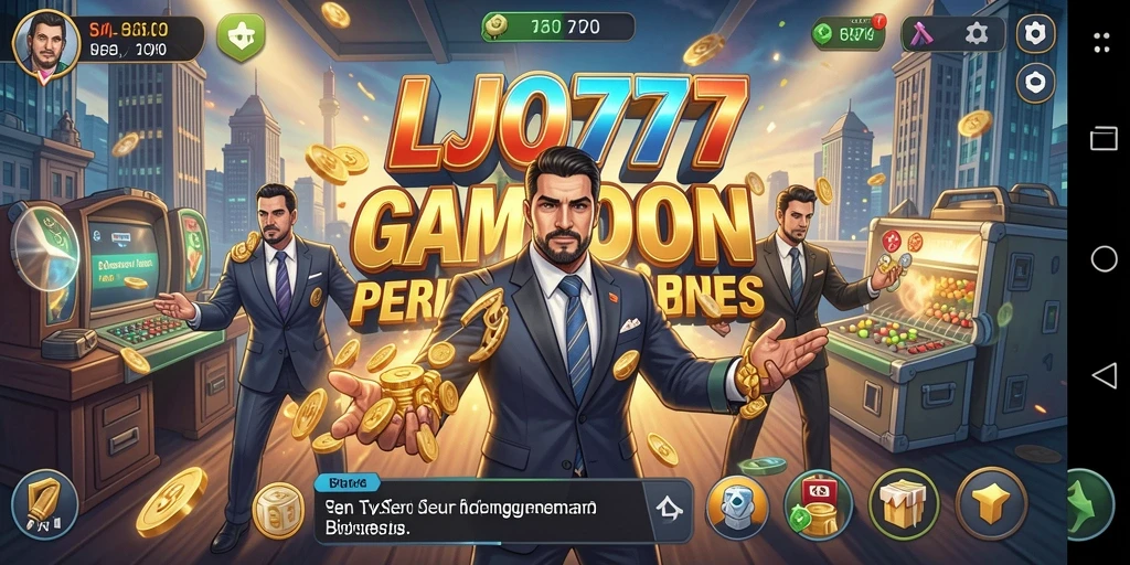 Tampilan menarik gameplay Tycoon LJO777 yang seru.