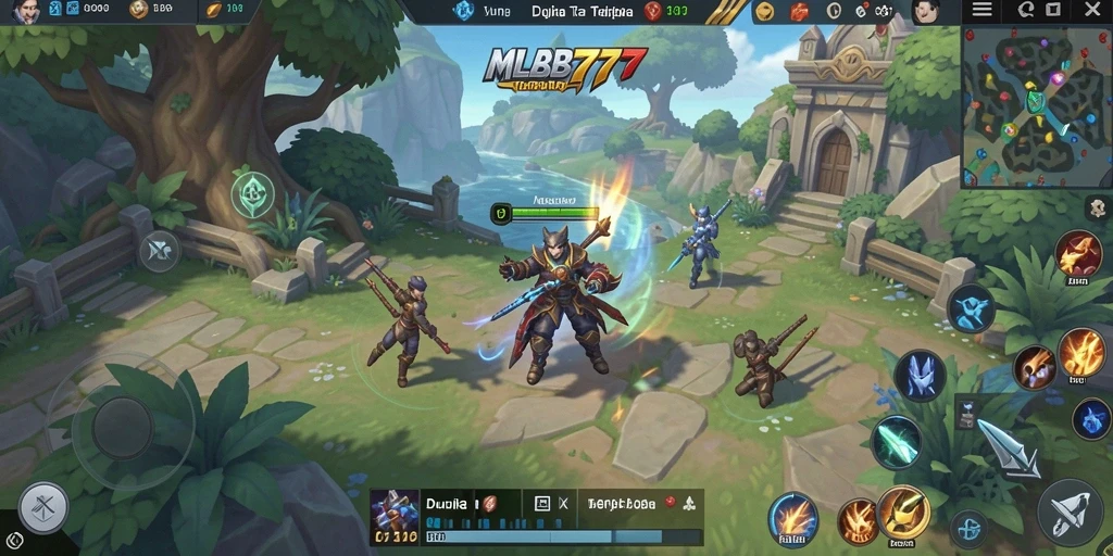 Tampilan gameplay MLBB777 yang menampilkan kebebasan menjelajahi dunia terbuka.