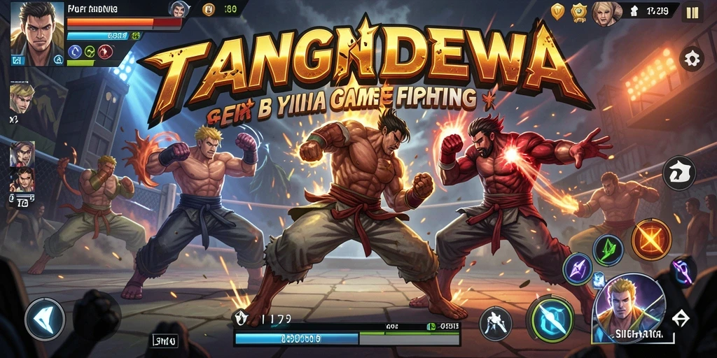 TANGANDEWA menampilkan aksi pertarungan yang intens dan karakter yang menonjol.